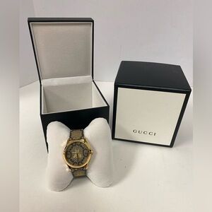 Gucci YA1264068A G-Timeless
38MM Women's Leather Watch